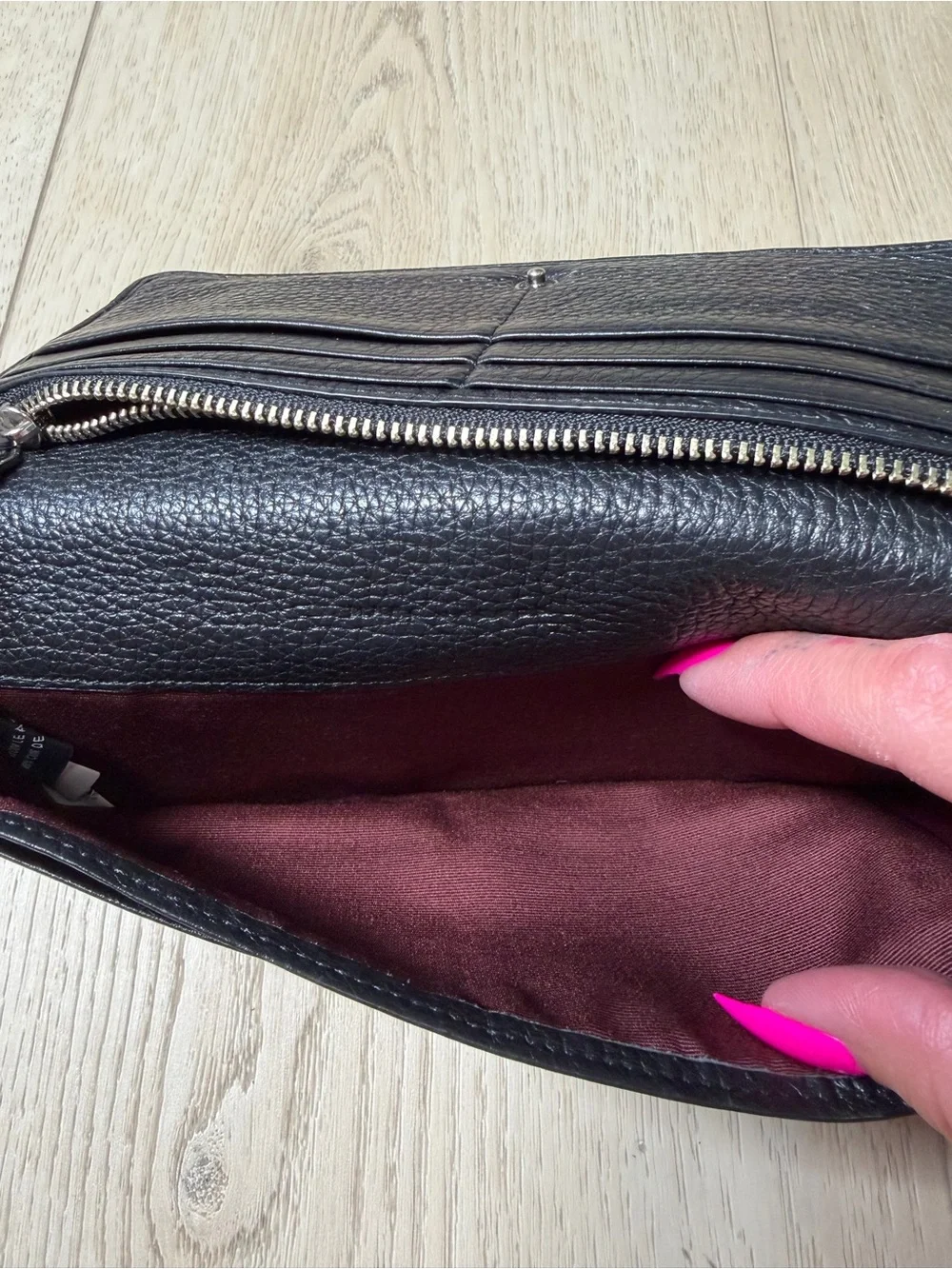 Marc Jacobs Black Leather Studded Wallet